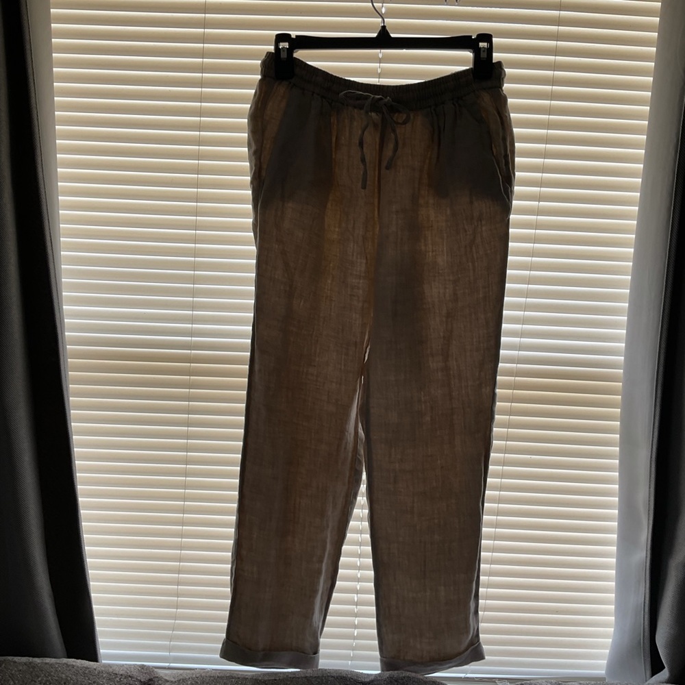 J Crew Twill pants with pockets Size 6